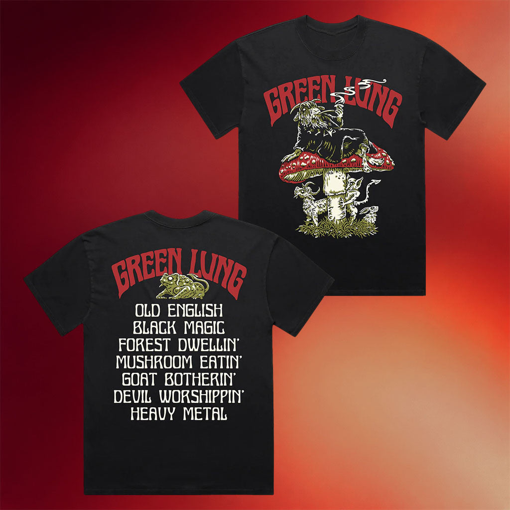Green Lung Merch 2026 Old English Black Magic T-Shirt Father_s Day Gifts For Husband