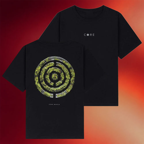 Insomniac Merch 2026 CORE Moss T-Shirt Black Music Related Gifts For Guys