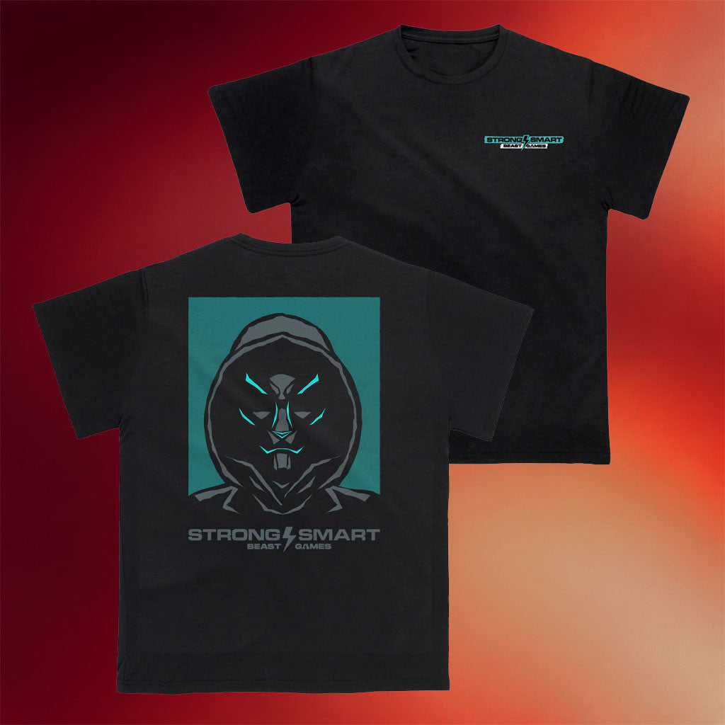 MrBeast Merch Beast Games Guard Portrait T-Shirt Gifts For YouTuber Fans