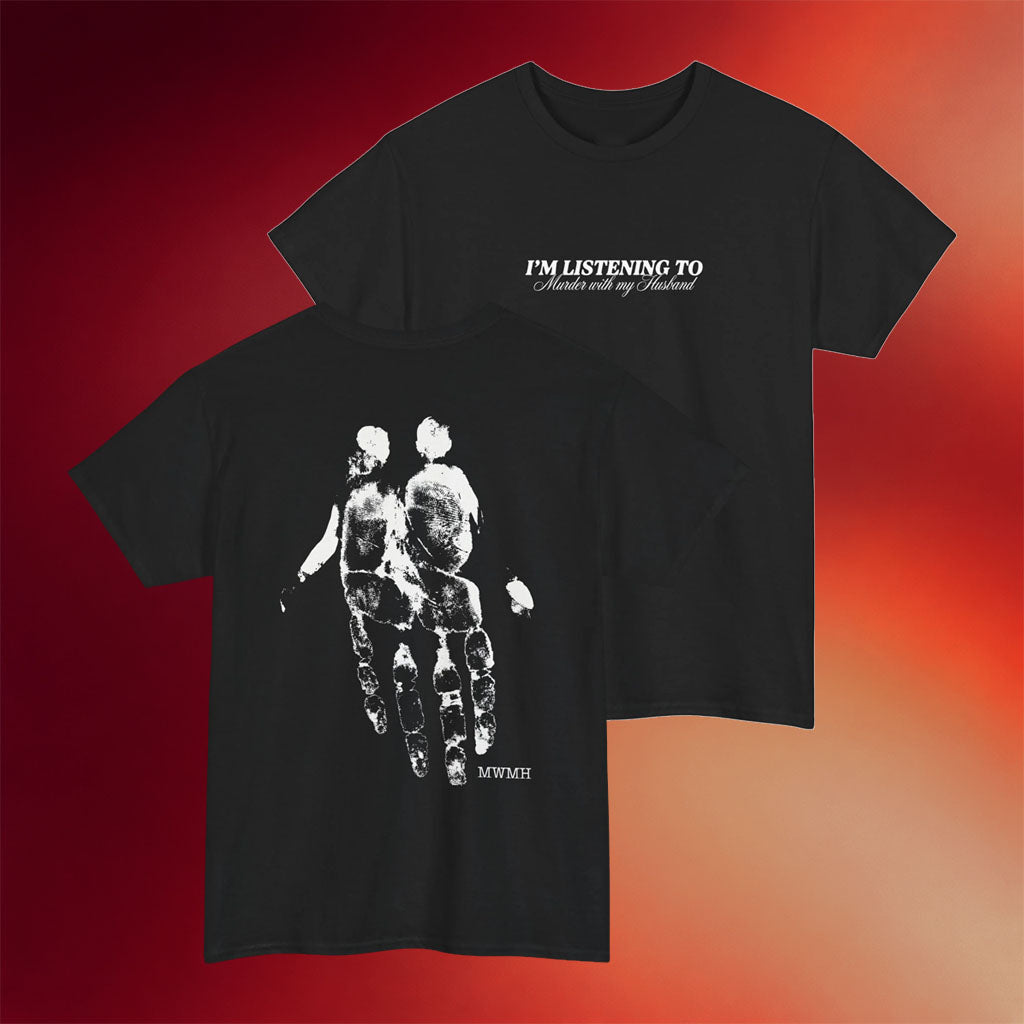 Murder With My Husband Merch 2026 Fingerprint T-Shirt I_m Listening To MWMH Shirt Son Gifts