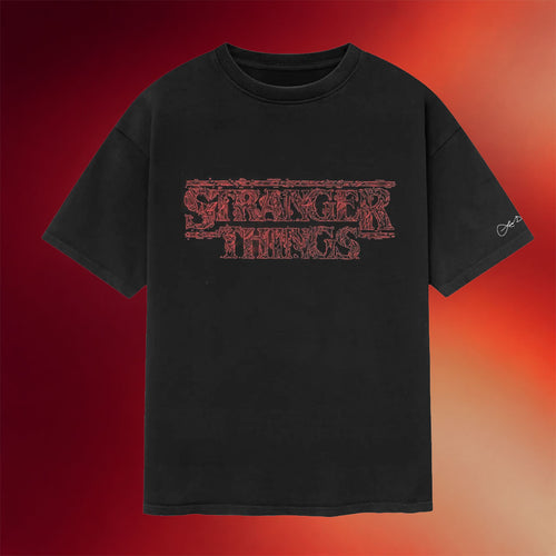 Netflix Merch Stranger Things X Louis De Guzman T-Shirt Gifts For Fans