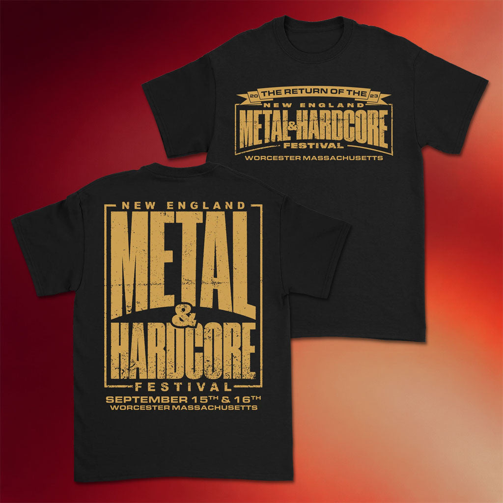 New England Metal And Hardcore Fest Merch 2026 VIP T-Shirt Music Lover Gifts For Him