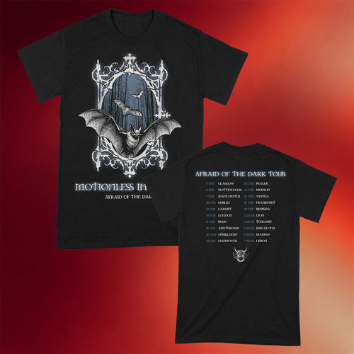Motionless In White Merch Bat Tour 2026 T-Shirt Afraid Of The Dark Tour Shirt Gift For Fans