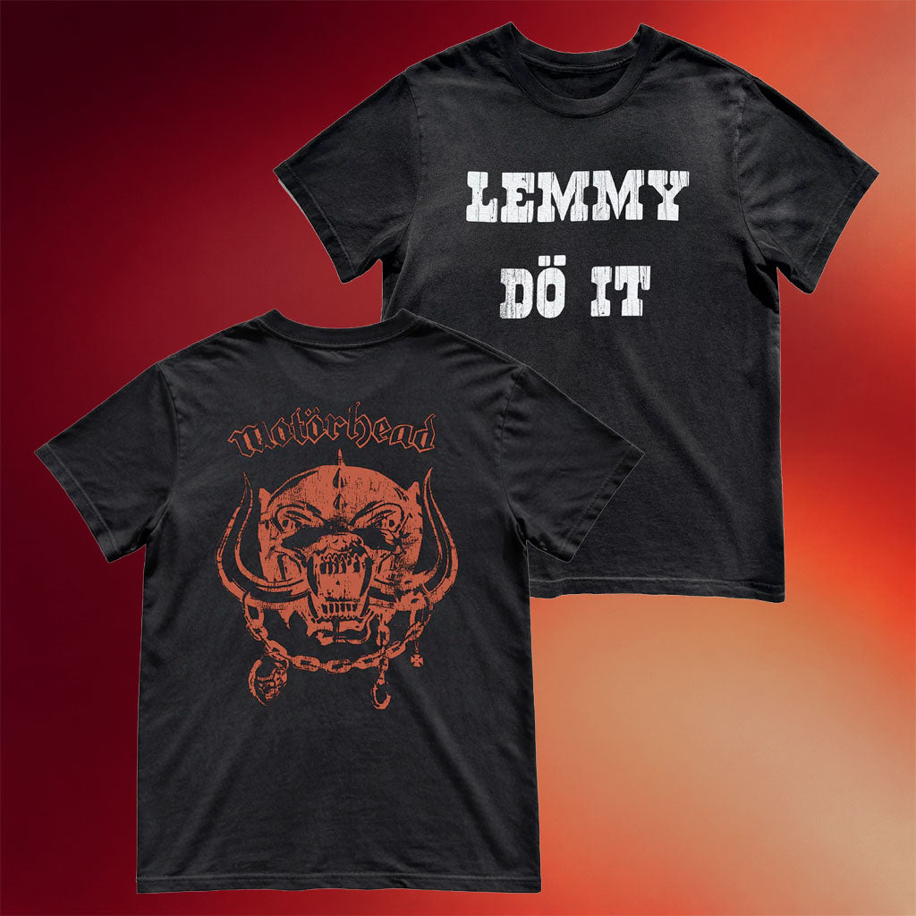 Motorhead Merch 2026 Lemmy Do It T-Shirt Motorhead Band Shirt Gifts For Music Lovers