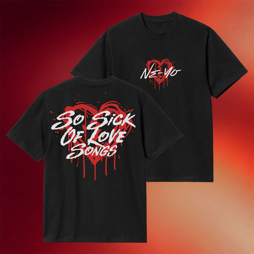 Neyo Merch 2026 So Sick Of Love Songs T-Shirt Ne-Yo Shirt Presents For Music Lovers