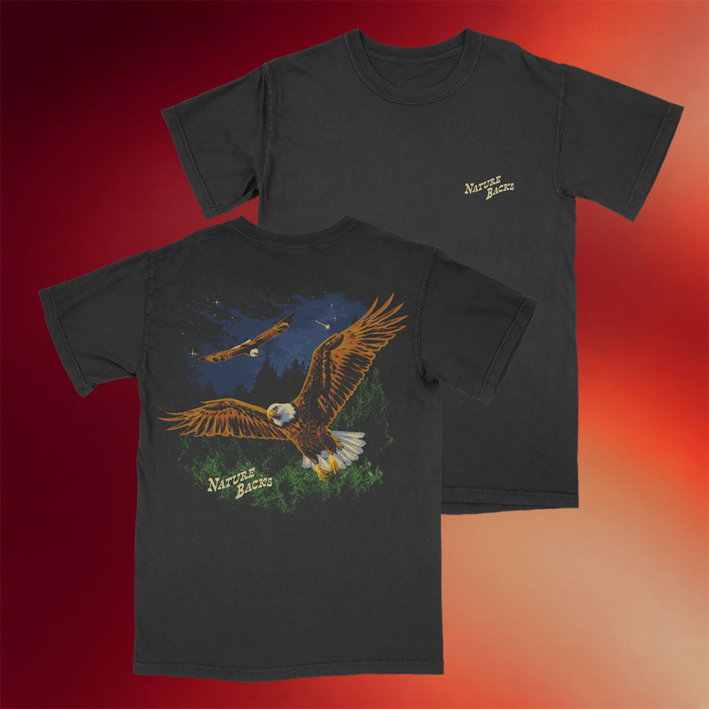 Nature Backs Merch 2026 Save Moon Camp T-Shirt Eagle Shirt Father_s Day Present Ideas