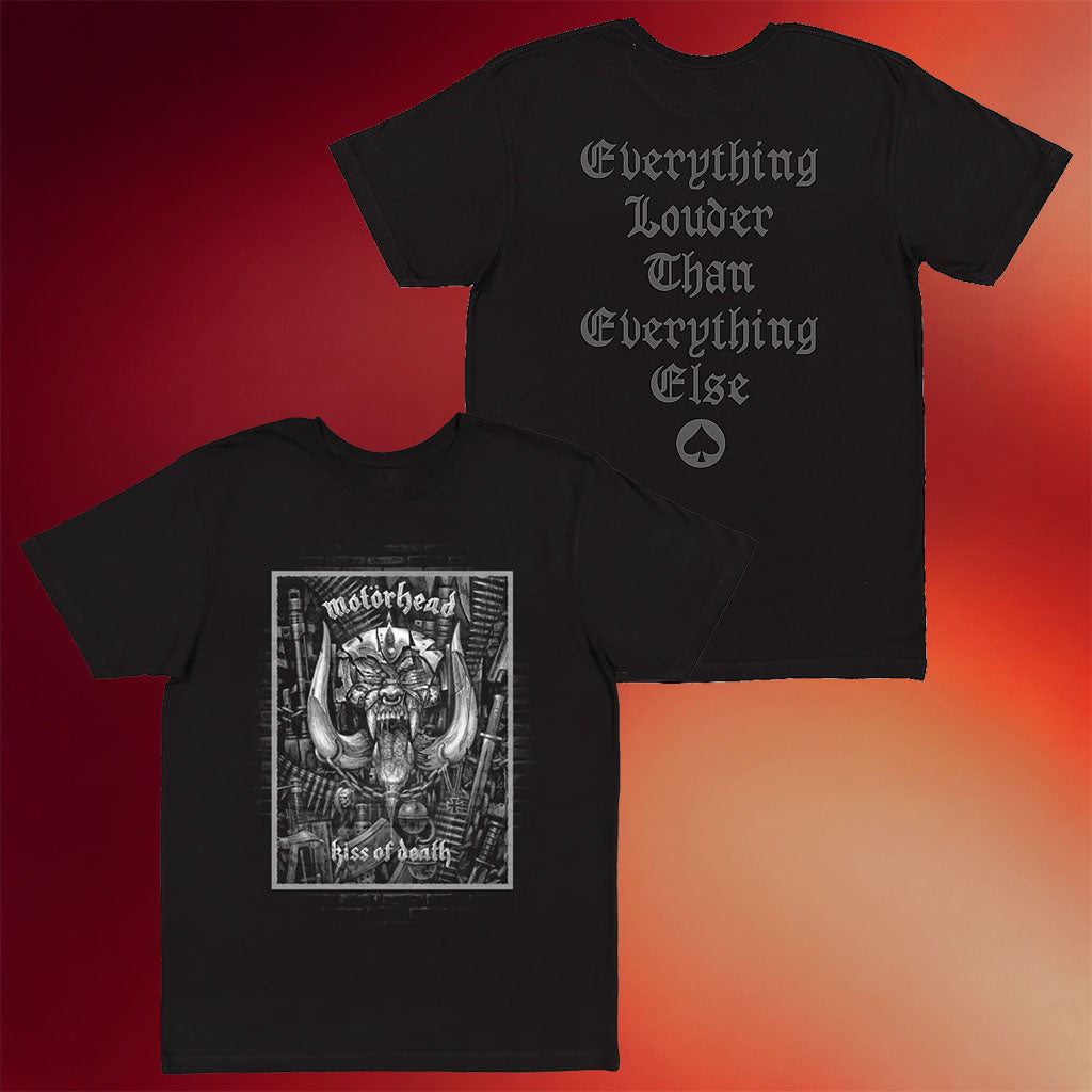 Motorhead Merch 2026 Kiss Of Death T-Shirt Best Gifts For Rock Band Fans