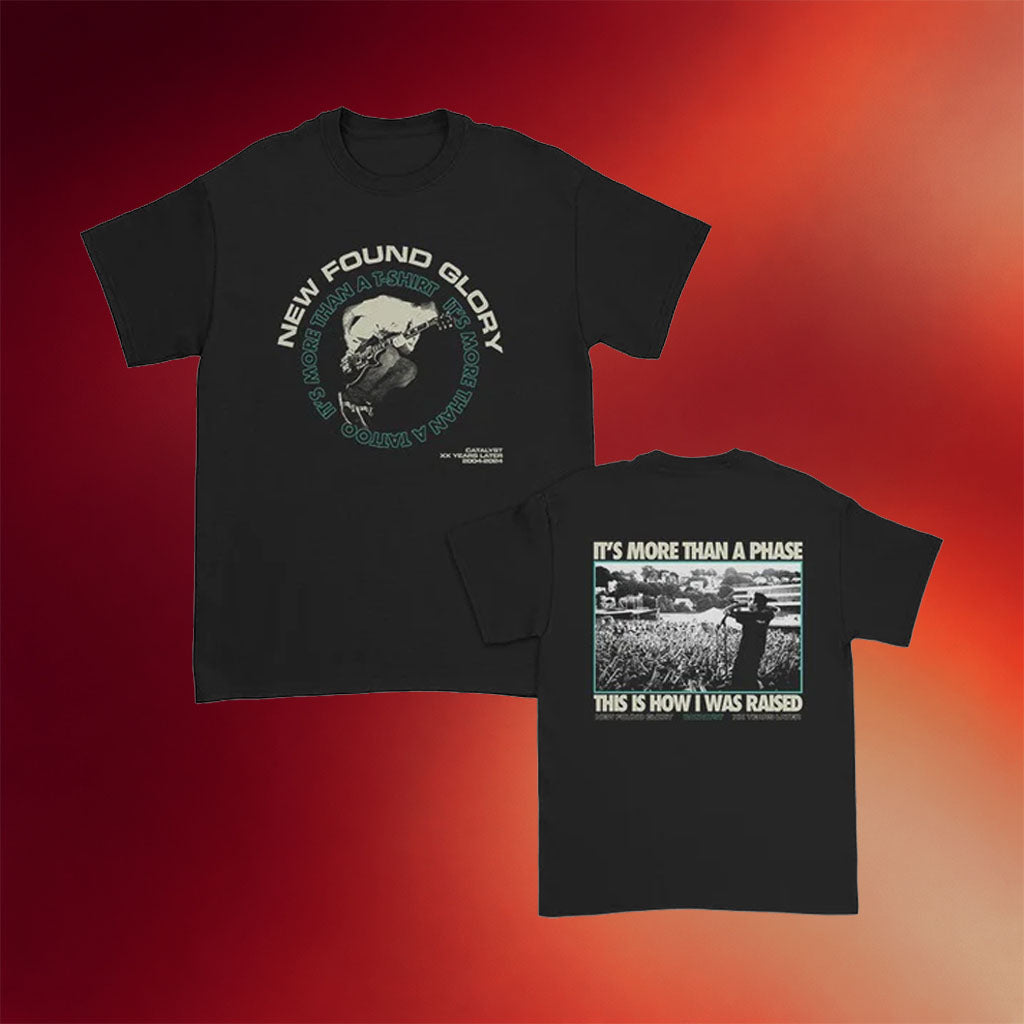 New Found Glory Merch 2026 More Than A Phase T-Shirt Black Music Gift Ideas For Guys
