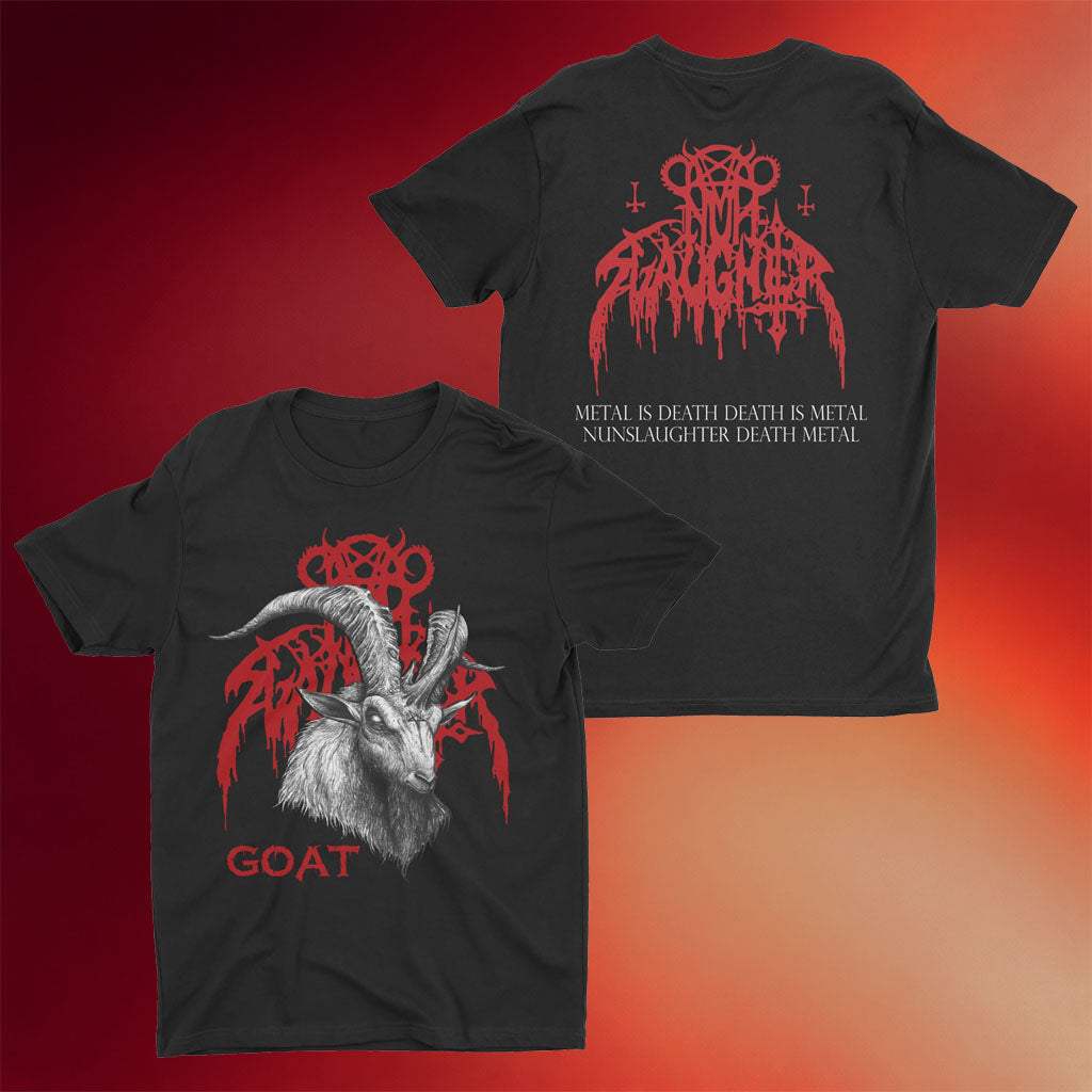 Night Shift Merch 2026 Nunslaughter Goat T-Shirt Birthday Gift Ideas For Boyfriend