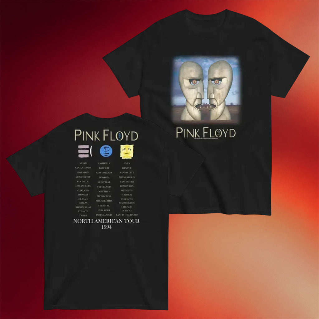 Pink Floyd Merch Pink Floyd Division Bell 1994 Tour Metal Heads T-Shirt Gifts For Son