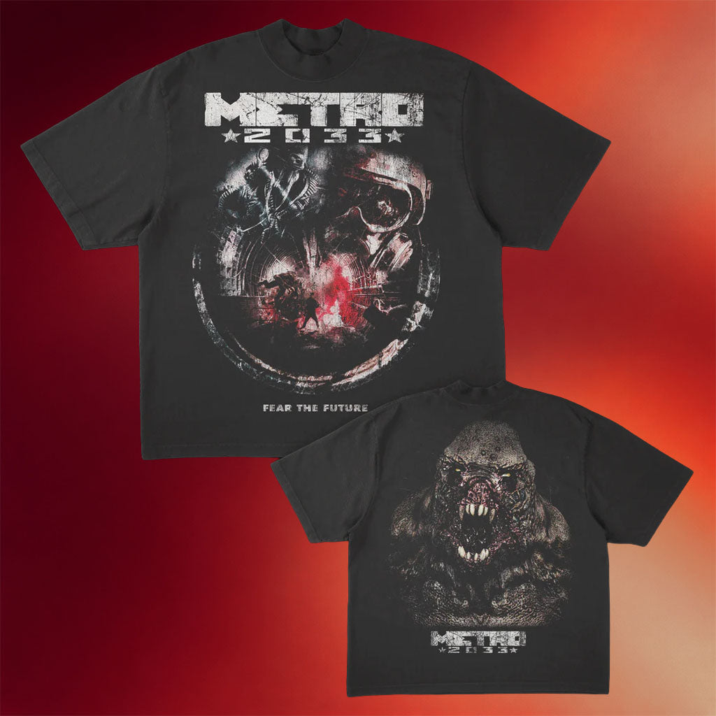 Prestige Merch Supply METRO 2033 Fear The Future T-Shirt Gift Ideas For Video Game Lovers