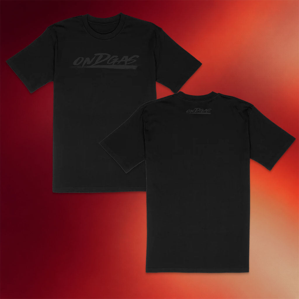 Ondgas Merch 100 Entries Black On Black Ondgas T-Shirt Birthday Gift For Him
