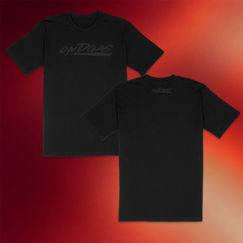 Ondgas Merch 100 Entries Black On Black Ondgas T-Shirt Birthday Gift For Him