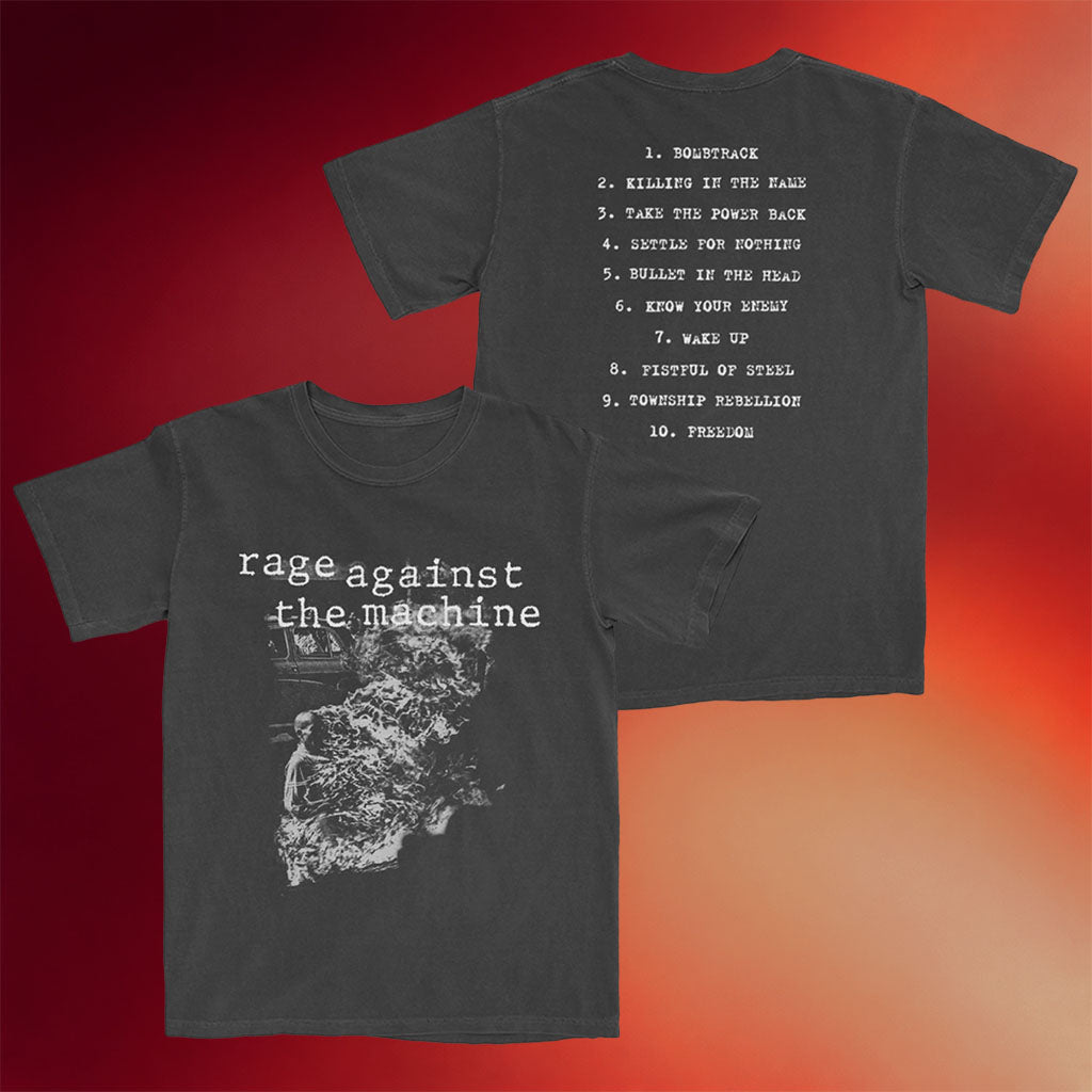 Rage Against The Machine Merch RATM Cover Tracklist T-Shirt Gift Ideas For Music Lovers