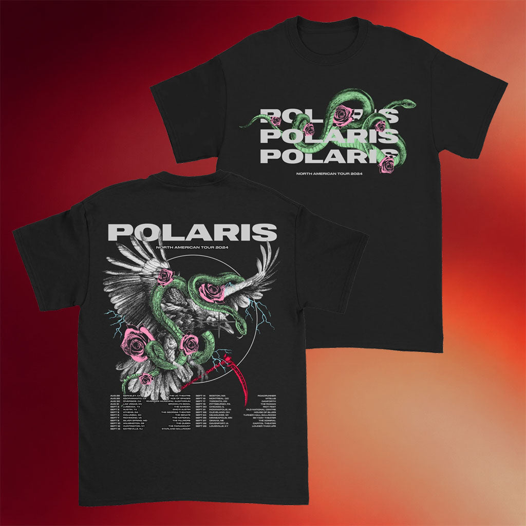 Polaris Merch 2024 North American Tour T-Shirt Polaris Band Shirt Gifts For Music Fans