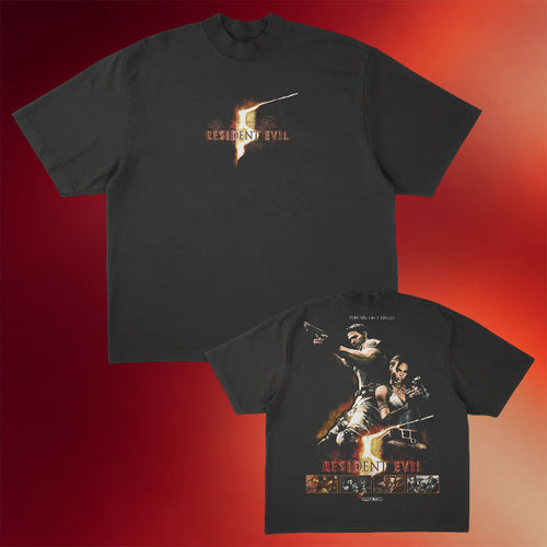 Prestige Merch Supply Resident Evil 5 Fear You Can_t Forget T-Shirt Gifts For Game Lovers