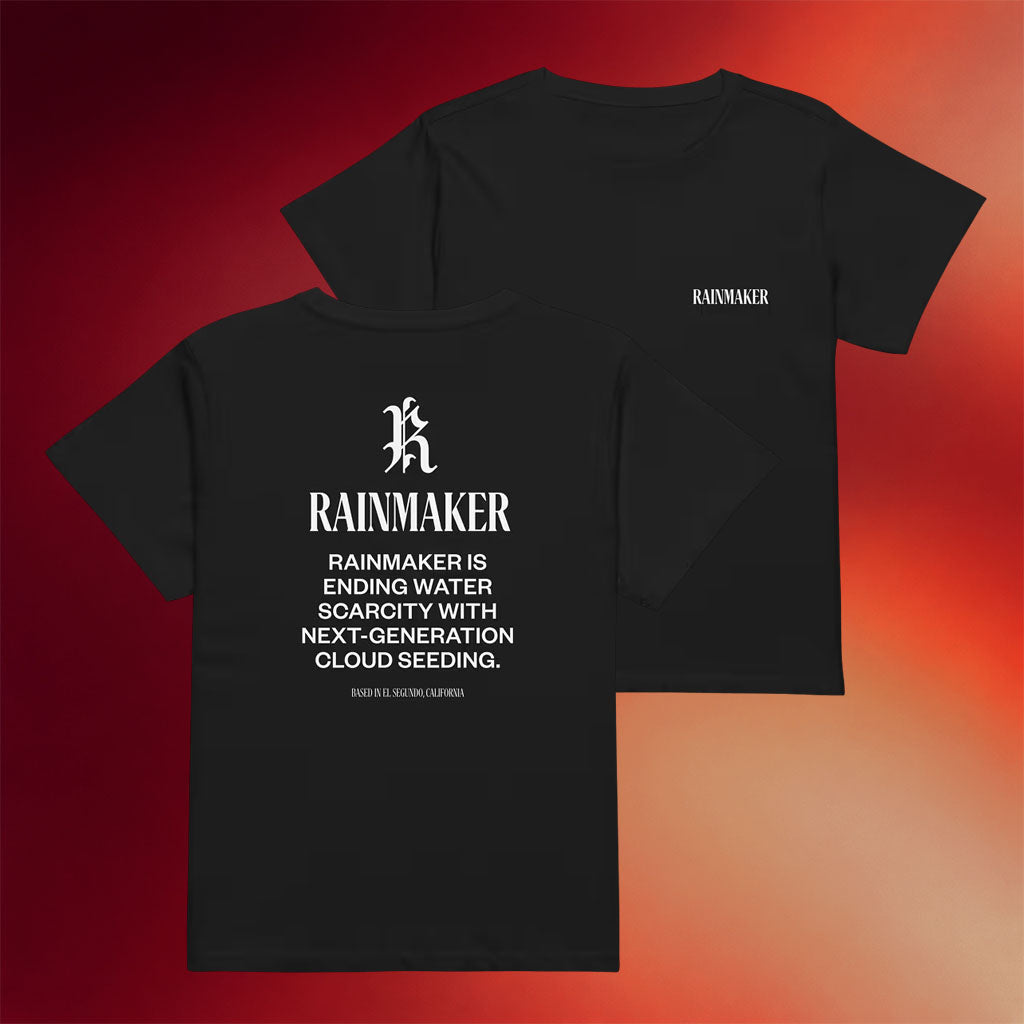 Rainmaker Merch 2026 Rainmaker Is Ending Water Scarcity T-Shirt Gift Ideas For Husband