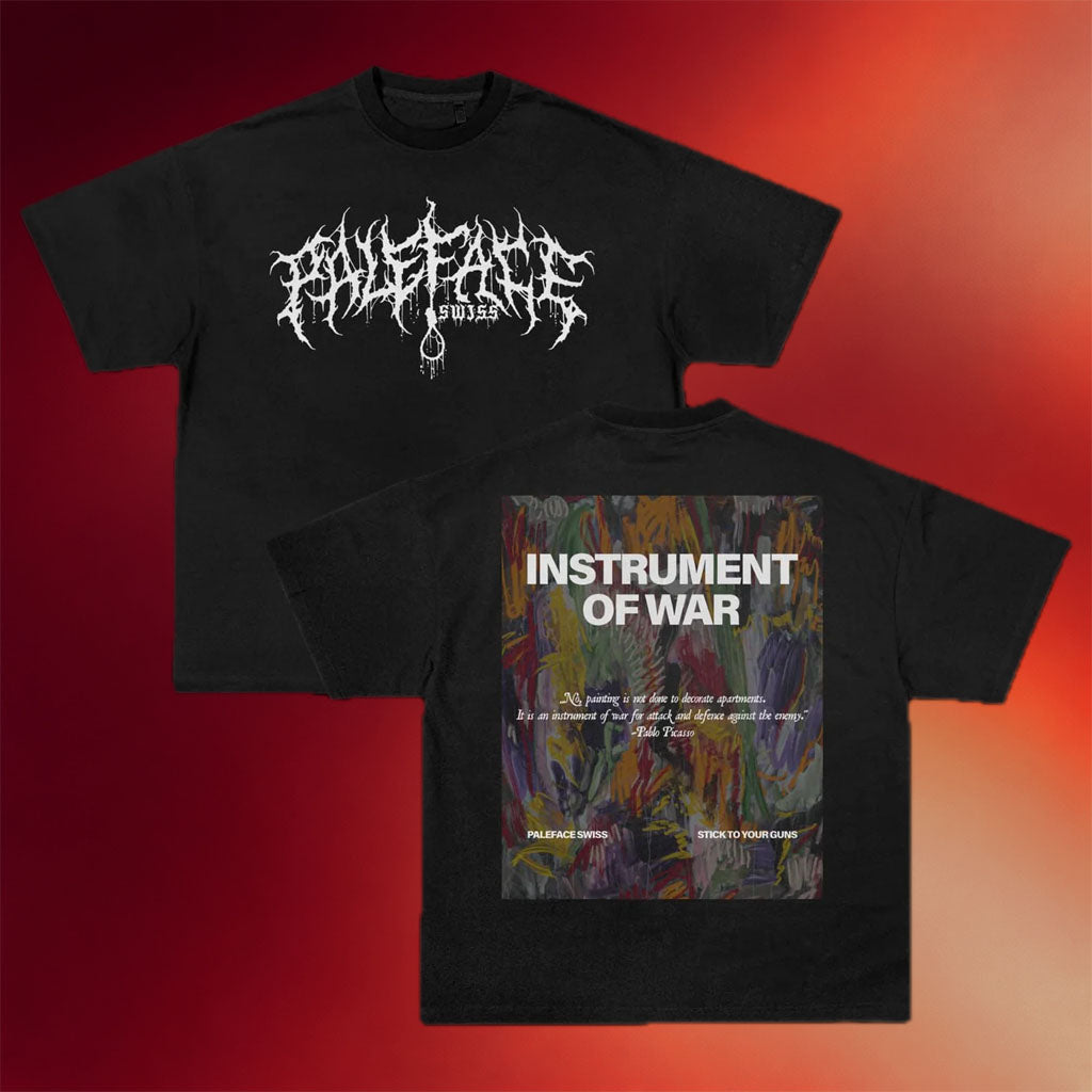 Paleface Swiss Merch 2026 Instrument of War T-Shirt Father_S Day Gifts Music Lover