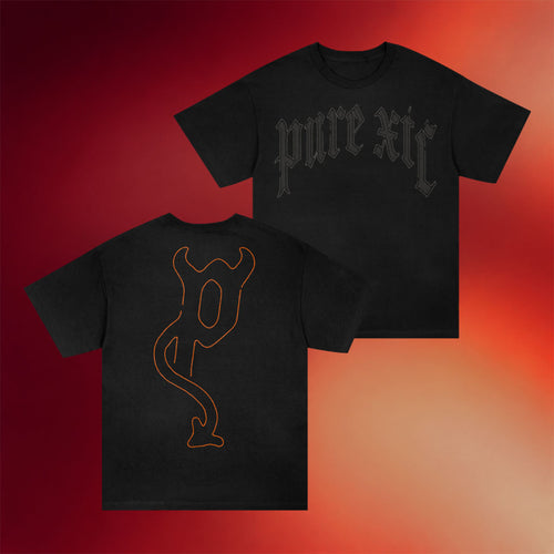 Pure XTC Merch 2026 Gothic Monogram T-Shirt Pure XTC Shirt Music Related Gifts For Guys