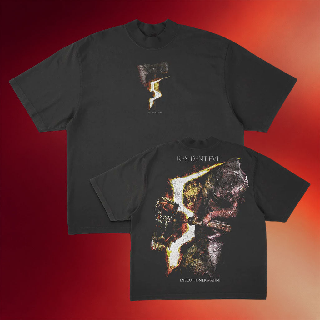 Prestige Merch Supply Resident Evil 5 The Executioner T-Shirt Gift Ideas For Game Lovers