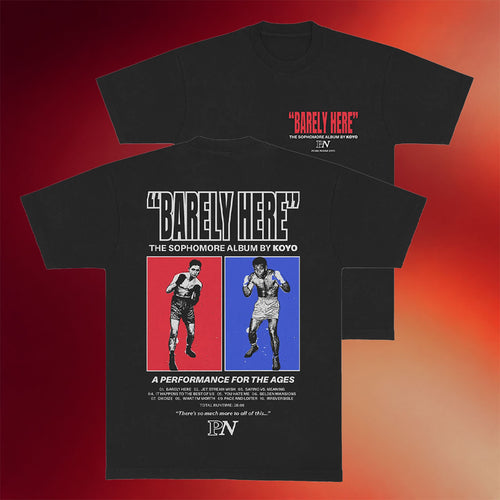 Pure Noise Store Merch Koyo Boxer Black Tee