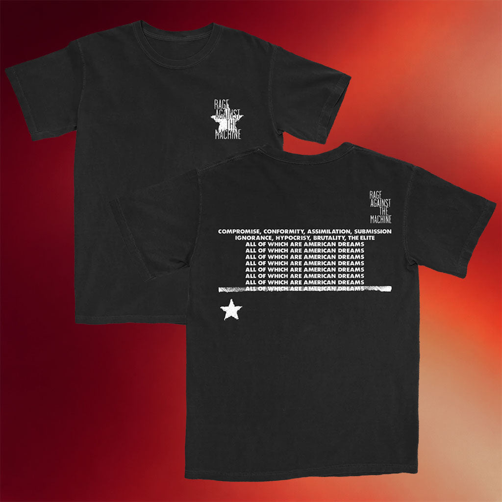 Rage Against The Machine Merch Rage Against The Machine Enemy Star T-Shirt Gifts For Brother