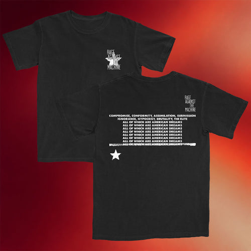 Rage Against The Machine Merch Rage Against The Machine Enemy Star T-Shirt Gifts For Brother