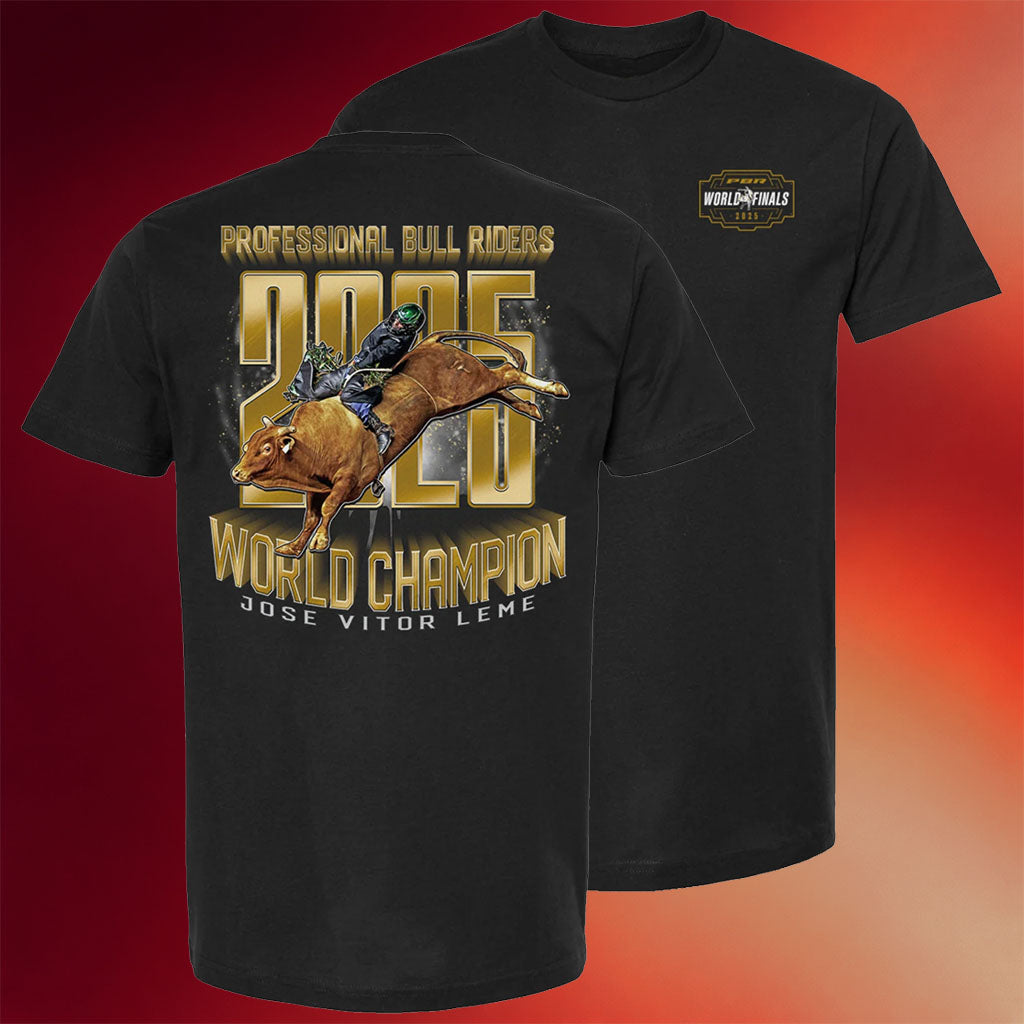 PBR Merch PBR 2025 World Champ Jose Vitor Leme T-Shirt Birthday Gift Ideas For Brother