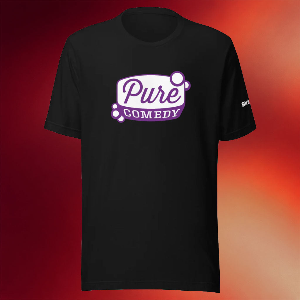 SiriusXM Merch 2026 Pure Comedy T-Shirt Black Morbid Podcast Merchandise Gifts
