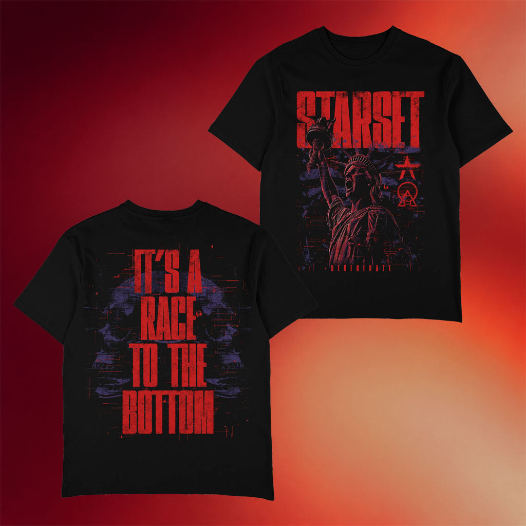 Starset Merch Race To The Bottom T-Shirt Starset Shirt Gift Ideas For Music Lovers