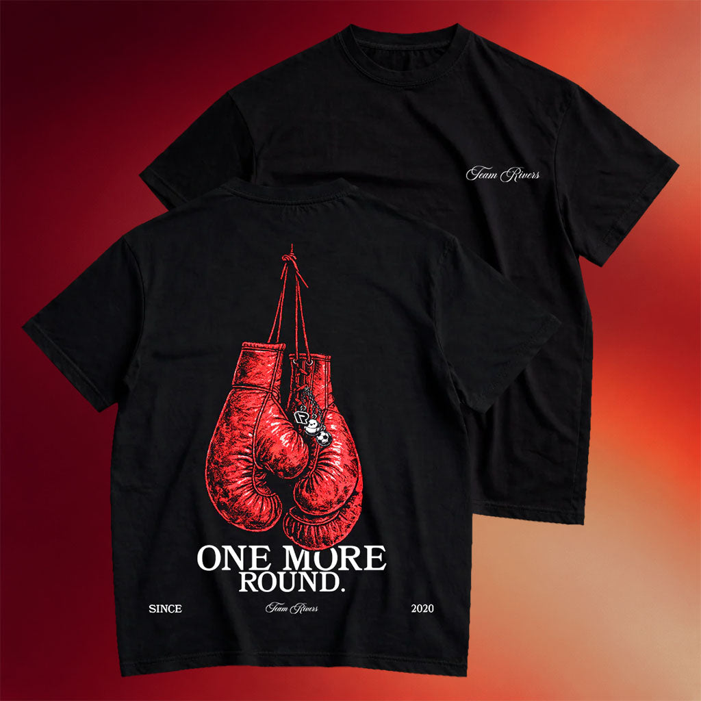 Rivers Gg Merch 2026 Rivers Boxing Black T-Shirt One More Round Shirt Gifts For Husband