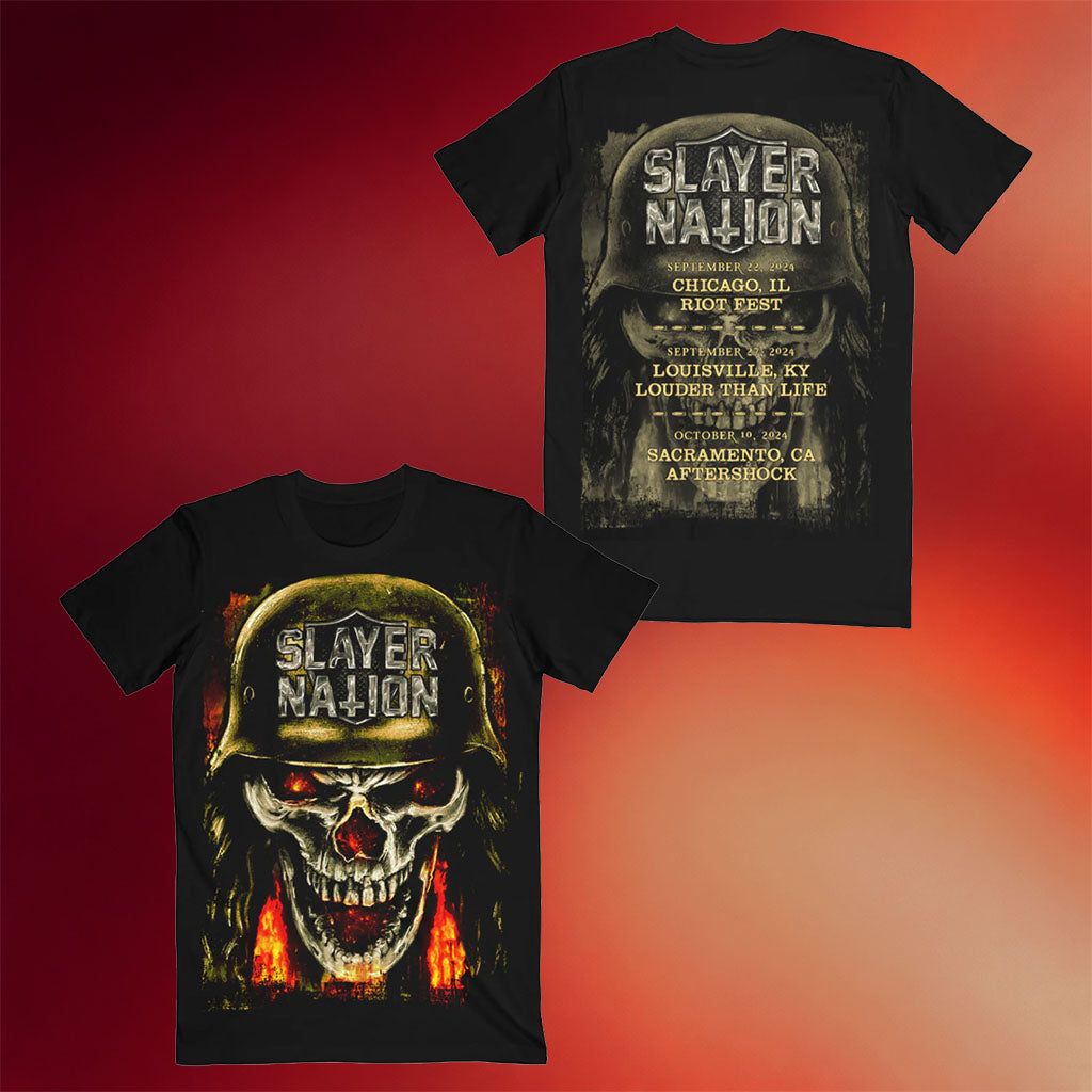 Slayer Merch Slayer Nation T-Shirt Birthday Gift Ideas For Husband