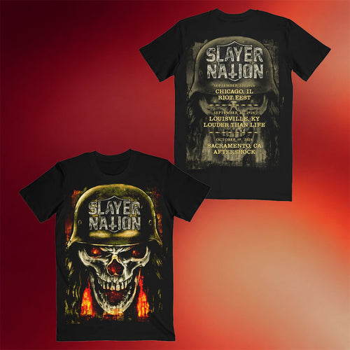Slayer Merch Slayer Nation T-Shirt Birthday Gift Ideas For Husband