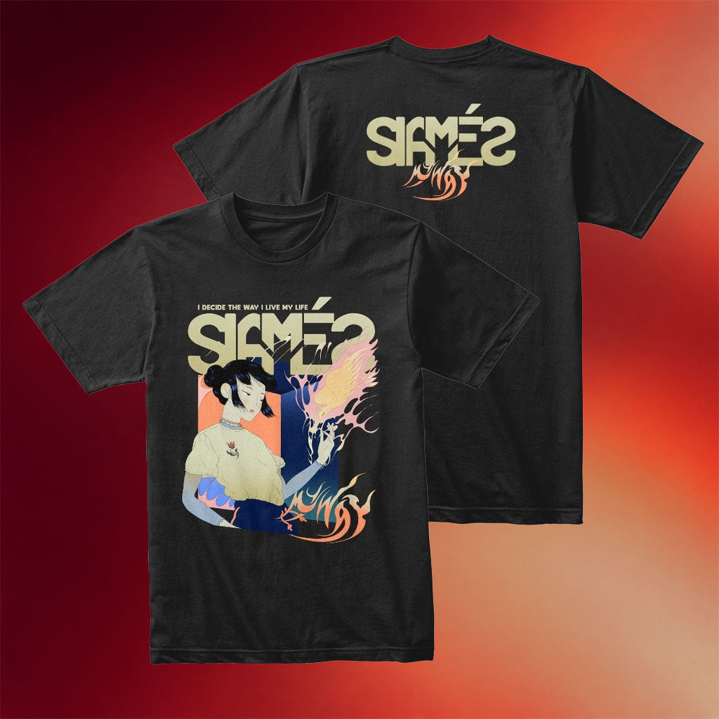 Siamese Merch I Decide The Way I Live My Life Siamese T-Shirt Present For Her