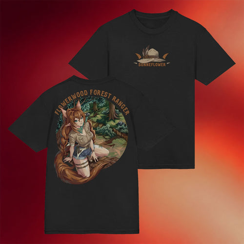 Sonneflower Merch 2026 Forest Ranger T-Shirt Black Flowerwood Shirt Gifts For Friends