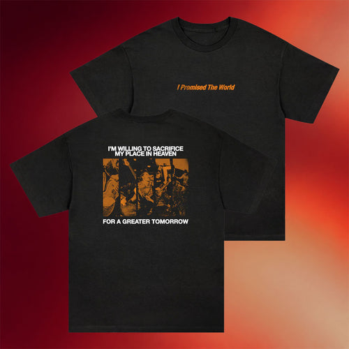 Rise Records Merch 2026 I Promised The World Band Black T-Shirt Gifts For Dudes