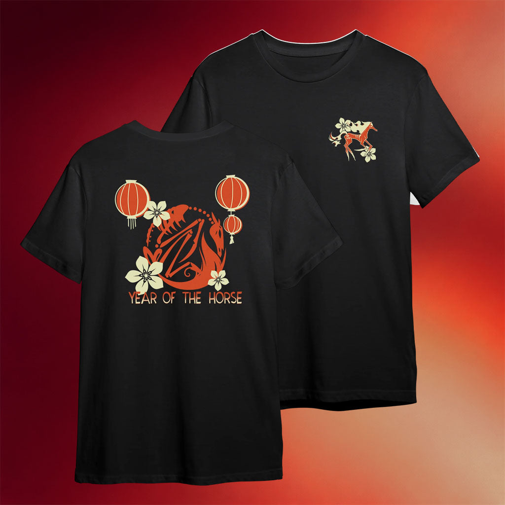 Shark Robot Merch 2026 Spindlehorse Year Of The Horse T-Shirt Gifts Ideas For BFF