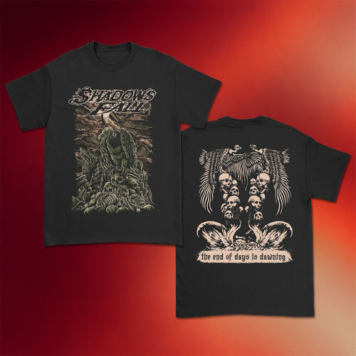 Shadows Fall Merch 2026 Wasteland T-Shirt The End Of Days Is Dawning Shirt Cool Gifts For Him