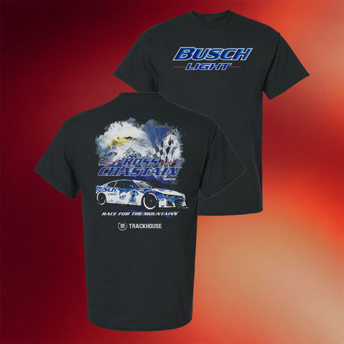 Shop Trackhouse Racing Merch Ross Chastain 1 Busch Light Throwback T-Shirt Gifts For Dad