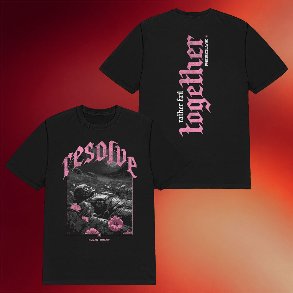 Resolve Merch 2026 Flower Field T-Shirt Rather Fail Together Shirt Gifts For Husband