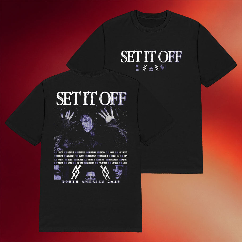 Set It Off Merch Fall 2025 Tour T-Shirt Set It Off Band Shirt Present For Rock Lovers