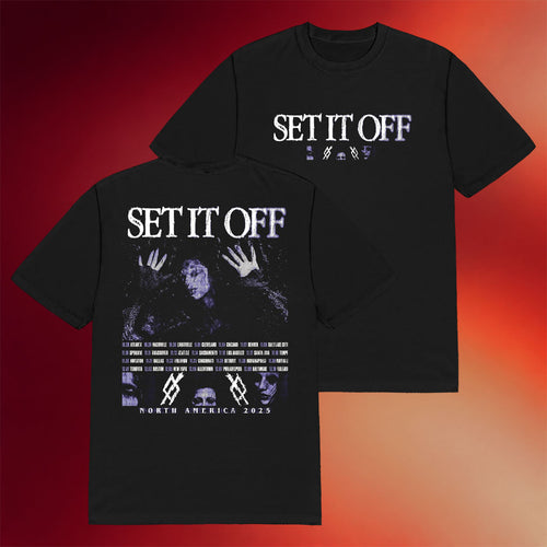 Set It Off Merch Fall 2025 Tour T-Shirt Set It Off Band Shirt Present For Rock Lovers