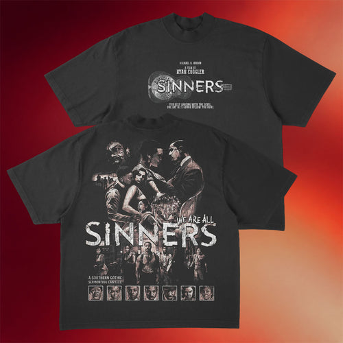 Sinners Merch 2026 We Are All Sinners T-Shirt Gifts For Film Lovers