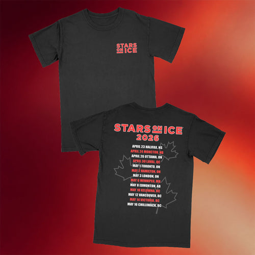 Stars On Ice Merch 2026 Canada Tour T-Shirt Figure Skating Concert Shirt Best Gifts For Fans