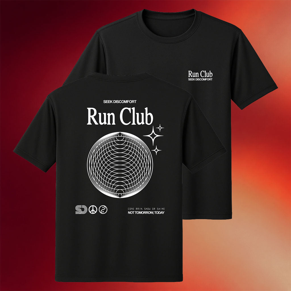 Seek Discomfort Merch 2026 Run Club T-Shirt Father_s Day Gifts For Husband