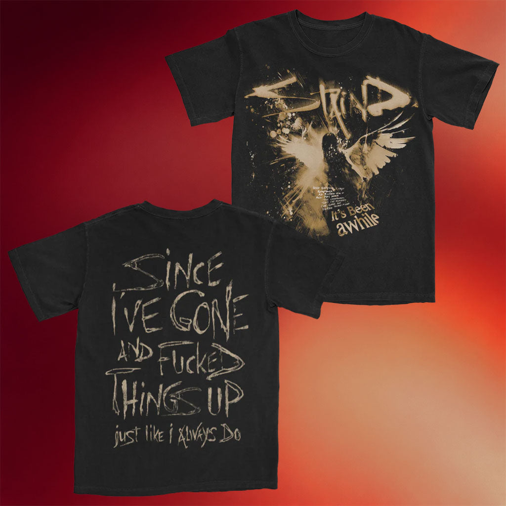 Staind Merch Angel Wings 2 0 Shirt Since I_ve Gone And F Things Up T-Shirt Gifts For Rock Lover