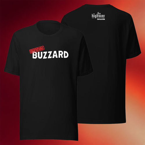 SiriusXM Merch 2026 The Highway Official Buzzard Black T-Shirt Podcast Lover Gifts