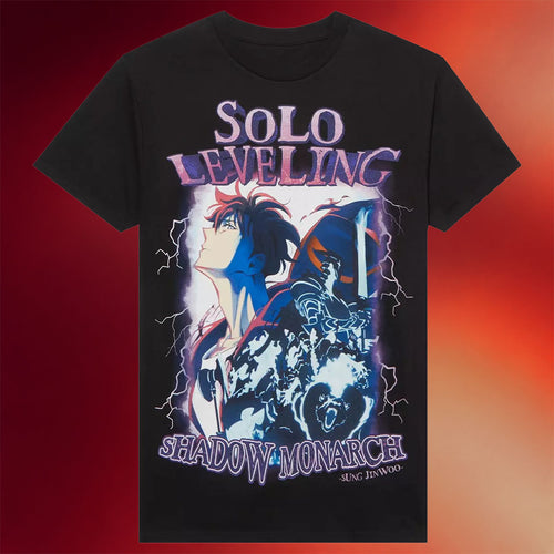 Solo Leveling Merch Solo Leveling Jinwoo Shadow Monarch T-Shirt Gift Ideas For Son