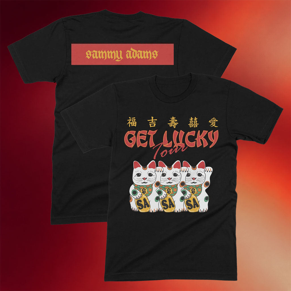 Sammy Adams Merch 2026 Get Lucky Shirt Sammy Adams T-Shirt Gifts For Rap Lovers