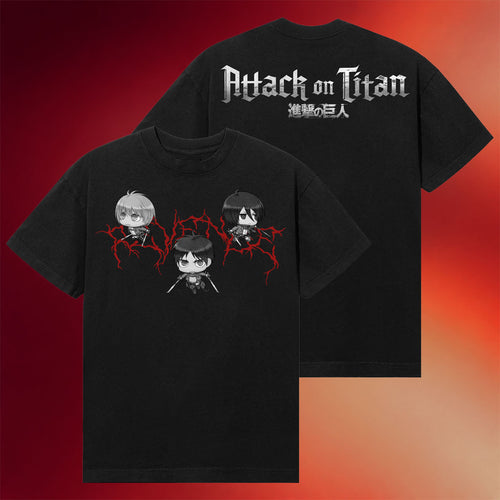 Revenge Merch 2026 Trio Lightning T-Shirt Attack On Titan Shirt Present For Manga Lovers